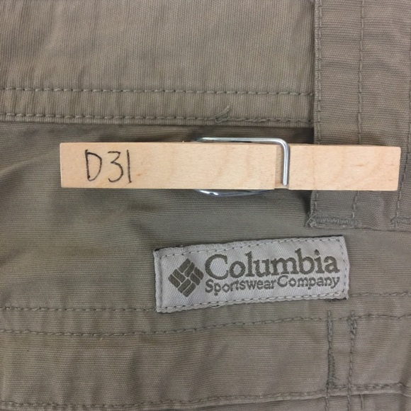 Columbia Men's Green Hiking Shorts Size 38 D31 - Picture 4 of 4